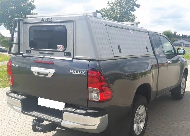 Aluminium Alu Cab Adventure 3 Hard Top Ford Ranger Dc Structured Gray