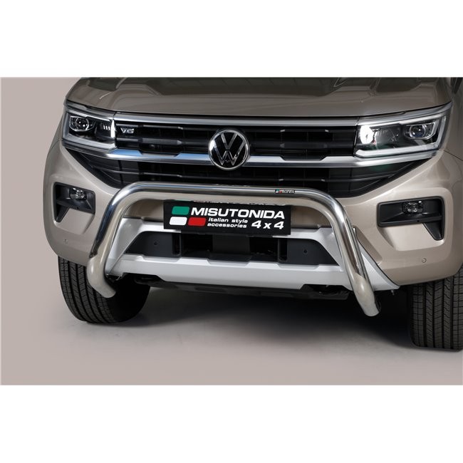 Pare buffle VW Amarok 76mm - INOX