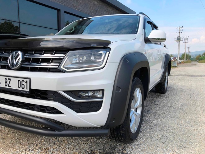 Kit of 4 ABS fender extensions 5,3 cm Without Bolt - VW Amarok