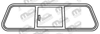 Front sliding window hard top RH4