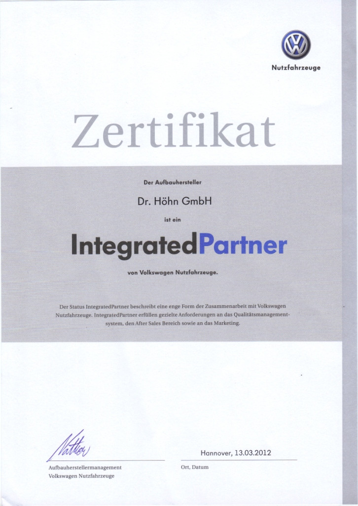Integrated Partner VW