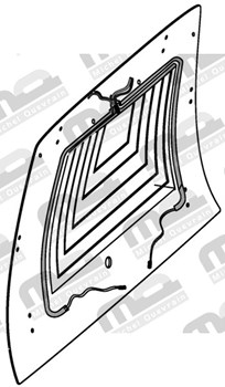 Glass van acher deur hard top Road ranger RH1