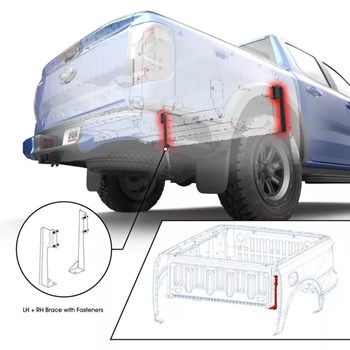 Ranger and Raptor body reinforcements + Amarok DC (23-)