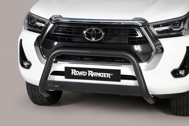 Pare buffle Hilux 2021 63mm Noir