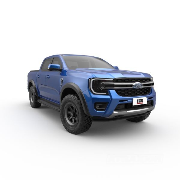 Elargisseur d'ailes Noir Lisse 40mm for Ranger DC (Wildtrak) (23-) (full set)