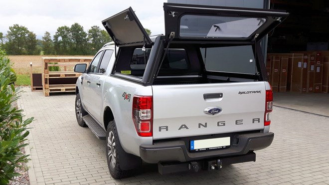 Hard top aluminium Alu Cab Explorer 3 NP300 DC - Gris lisse